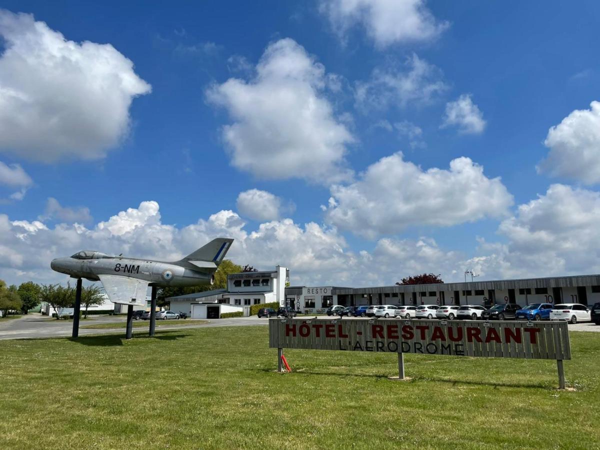 Logis Hotel & Restaurant De L'Aerodrome De La Baie De Somme Buigny-Saint-Maclou Bagian luar foto